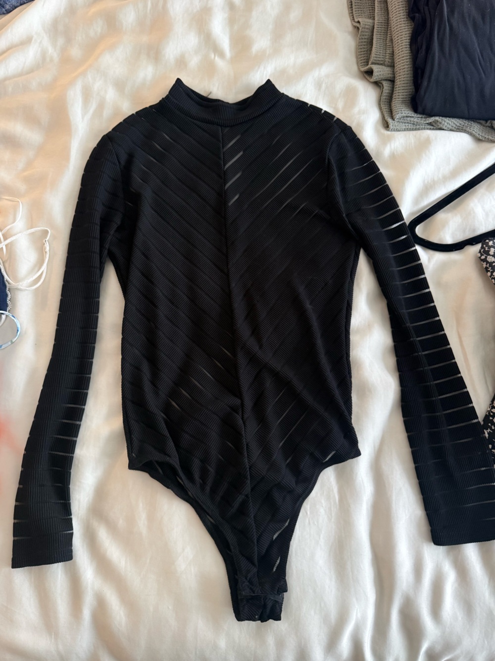 PrettyLittleThing Black bodysuit